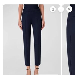 A-K-R-I-S- .Punto Dark Blue Slim Fit Trousers